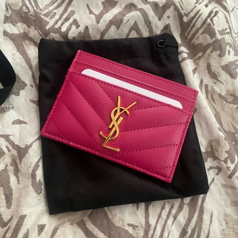 🌸✨BEAUTIFUL NIB YSL Card Holder ✨🌸